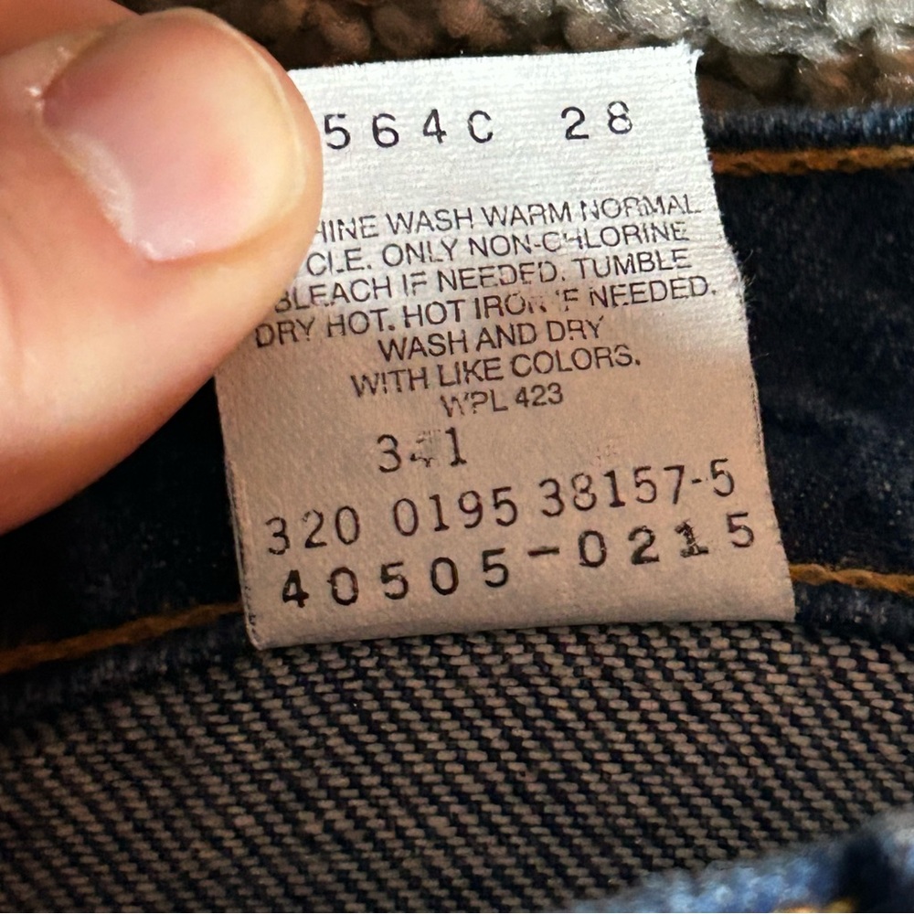 Men's Blue Jeans - Picture 4 of 9